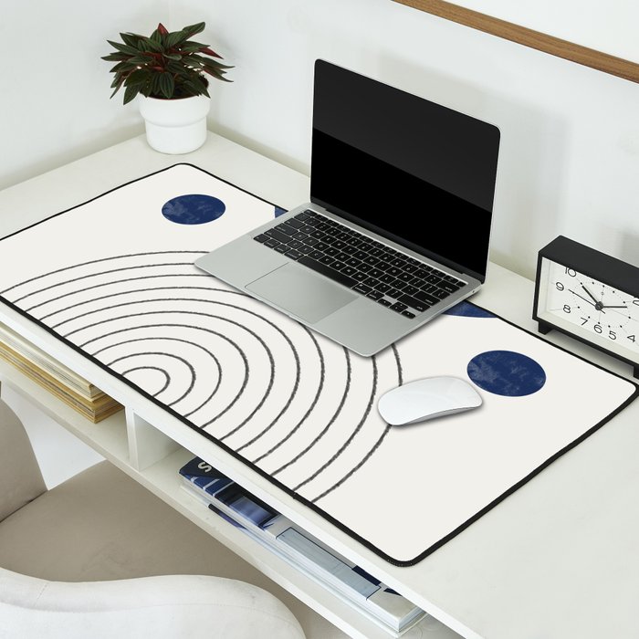 Mid Century Modern Arch & Moon Desk Mat Gallery Image 2
