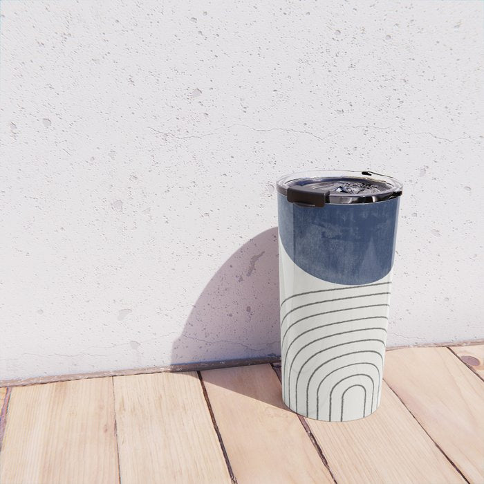 Mid Century Modern Arch & Moon Travel Mug Gallery Image 4