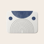 Mid Century Modern Arch & Moon Bath Mat Gallery Image 1