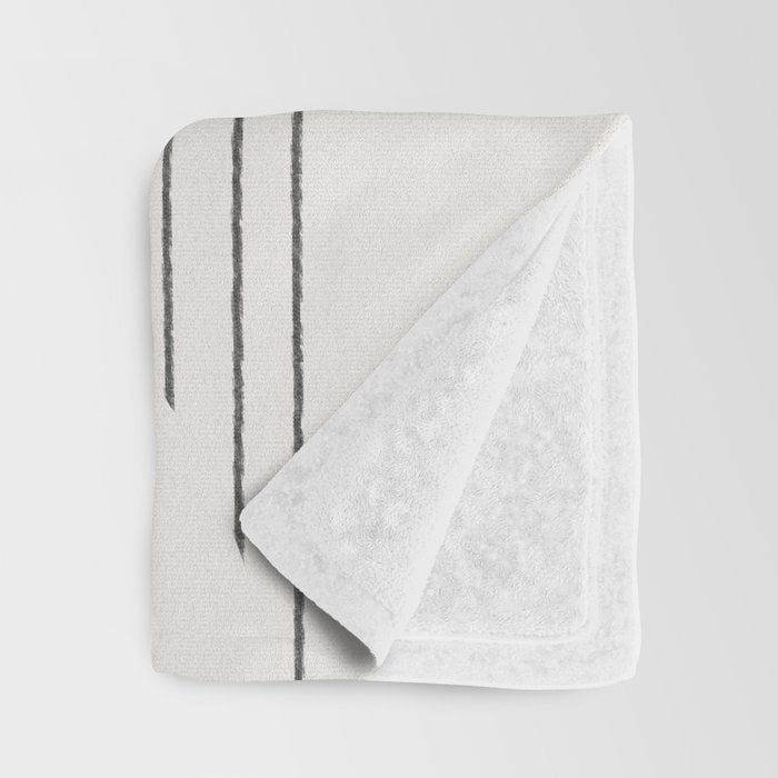 Mid Century Modern Arch & Moon Throw Blanket Gallery Image 3