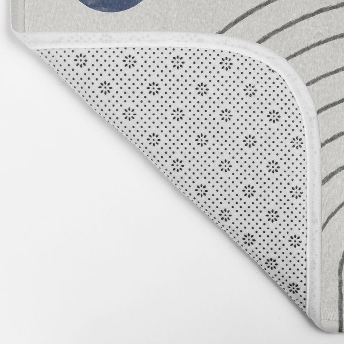 Mid Century Modern Arch & Moon Bath Mat Gallery Image 2