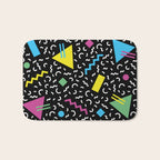 Memphis pattern 66 - 80s / 90s Retro Bath Mat Gallery Image 1