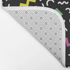 Memphis pattern 66 - 80s / 90s Retro Bath Mat Gallery Image 2