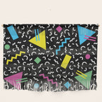 Memphis pattern 66 - 80s / 90s Retro Wall Hanging Gallery Image 1