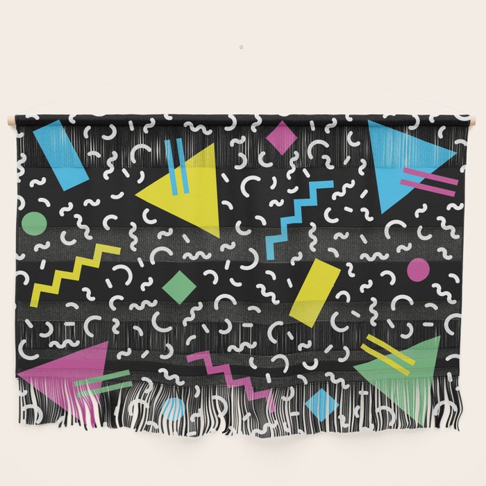 Memphis pattern 66 - 80s / 90s Retro Wall Hanging Gallery Image 1