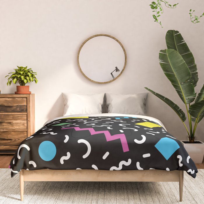 Memphis pattern 66 - 80s / 90s Retro Comforter Gallery Image 3