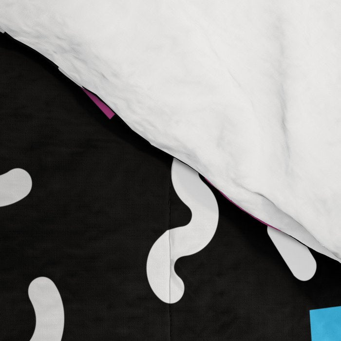 Memphis pattern 66 - 80s / 90s Retro Comforter Gallery Image 4