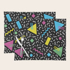 Memphis pattern 66 - 80s / 90s Retro Placemat Gallery Image 1