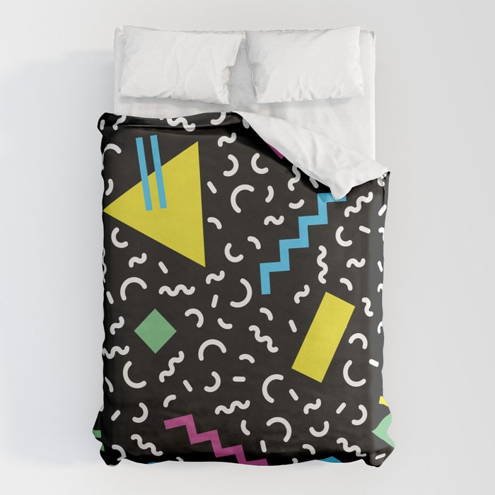Memphis pattern 66 - 80s / 90s Retro Duvet Cover Gallery Image 6