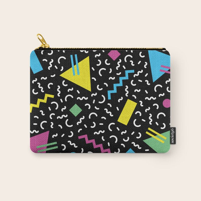 Memphis pattern 66 - 80s / 90s Retro Carry All Pouch Gallery Image 1