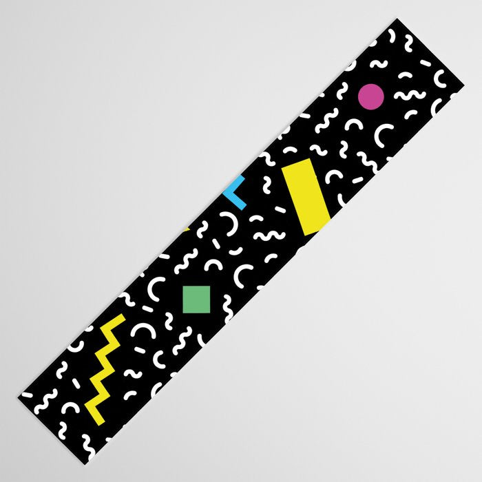 Memphis pattern 66 - 80s / 90s Retro Table Runner Gallery Image 3