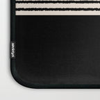 Texture - Black Stripes Blocks Laptop Sleeve Gallery Image 3