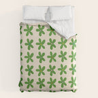 Green Flowers Duvet Cover Gallery Image 6