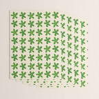 Green Flowers Wrapping Paper Gallery Image 3