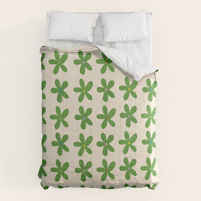 Green Flowers Comforter Gallery Image 6
