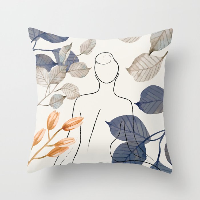 Peace in the Shade 02 Throw Pillow Gallery Image 6