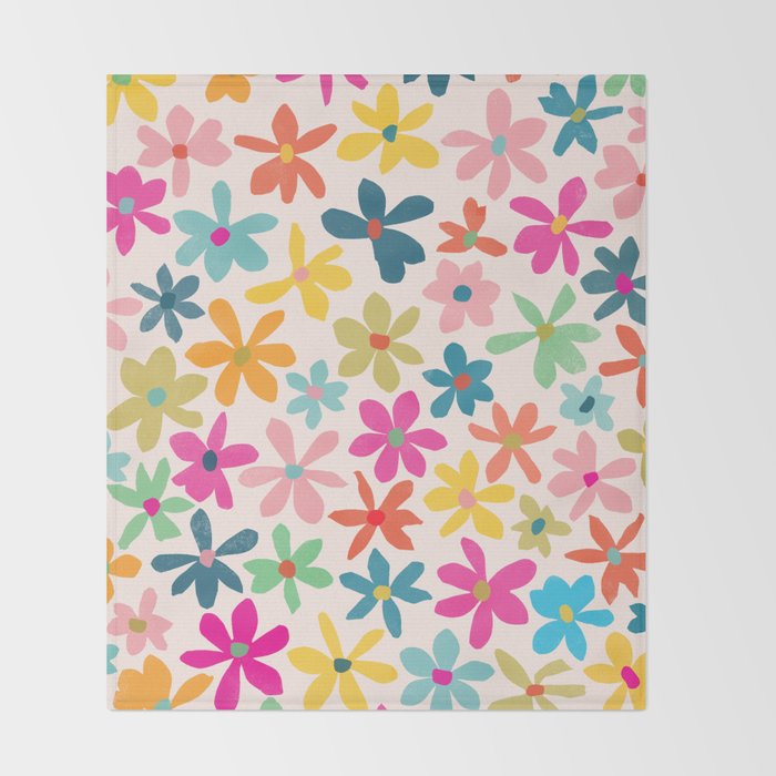 wildflowers 11 Throw Blanket Gallery Image 2
