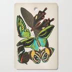 Vintage Butterfly Illustration EA Seguy Papillon Cutting Board Gallery Image 1