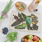 Vintage Butterfly Illustration EA Seguy Papillon Cutting Board Gallery Image 2