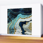 Aerial Ocean Abstract Wall Mural Gallery Image 2