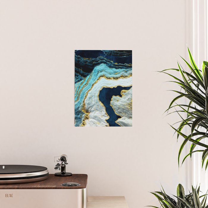 Aerial Ocean Abstract Poster Gallery Image 2