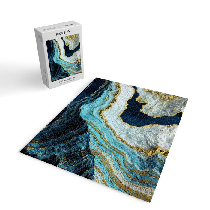 Aerial Ocean Abstract Jigsaw Puzzle Gallery Image 2