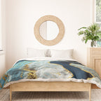Aerial Ocean Abstract Duvet Cover Gallery Image 3