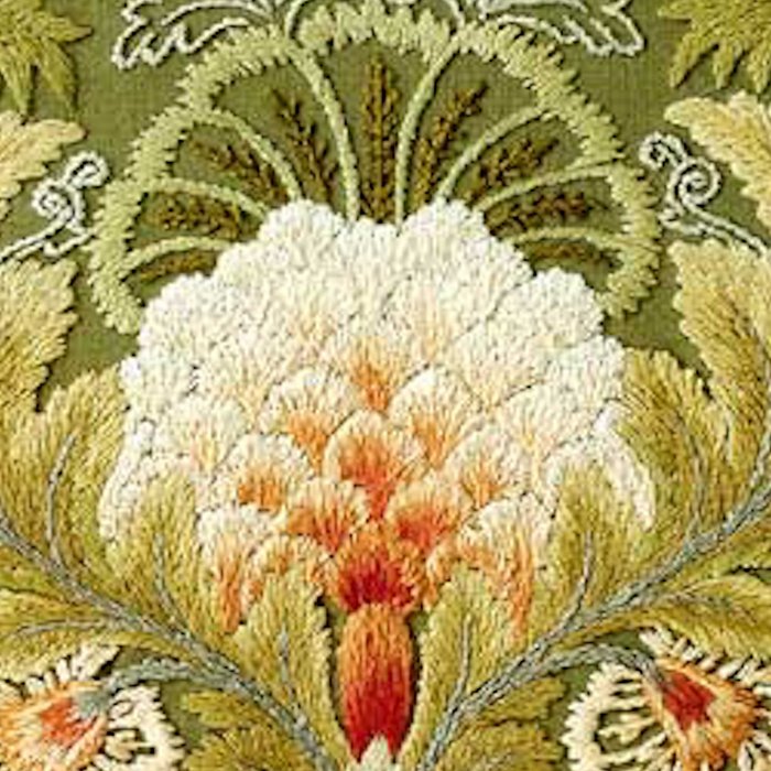 William Morris Vintage Silk Embroidery Floral  Coffee Mug Gallery Image 2