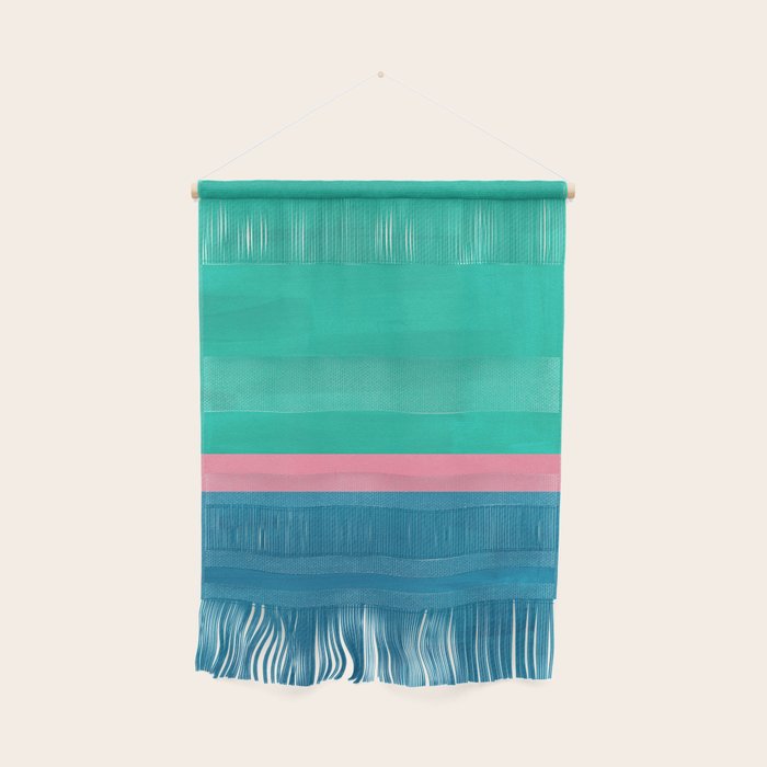 Teal Embrace Wall Hanging Gallery Image 1
