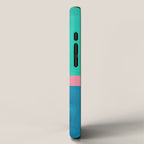 Teal Embrace iPhone Case Gallery Image 2