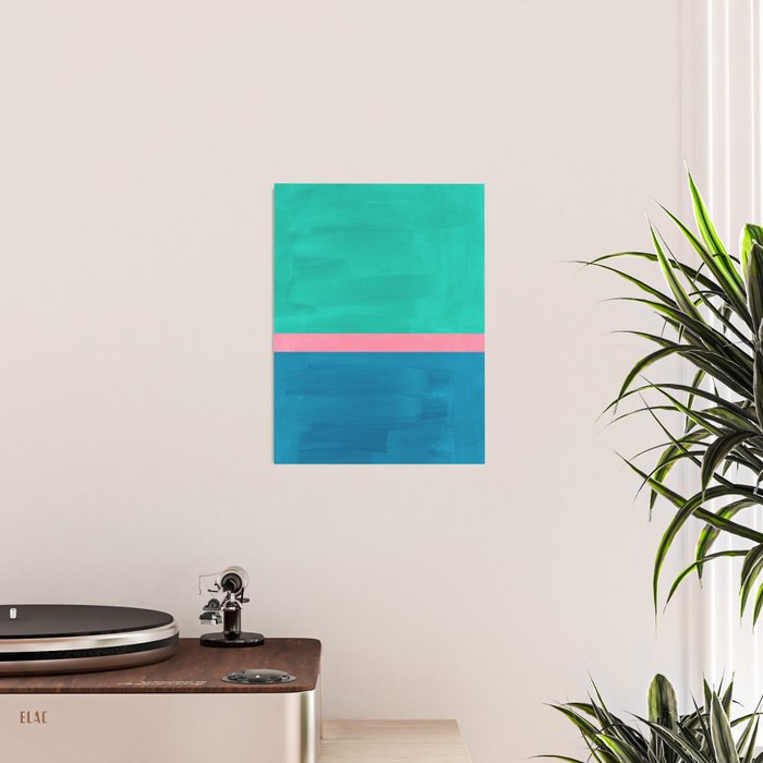 Teal Embrace Poster Gallery Image 2