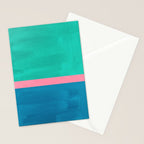 Teal Embrace Stationery Card Gallery Image 2