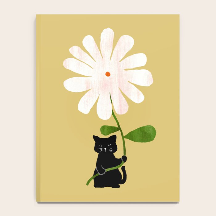 Cat with flower Notebook Gallery Image 4