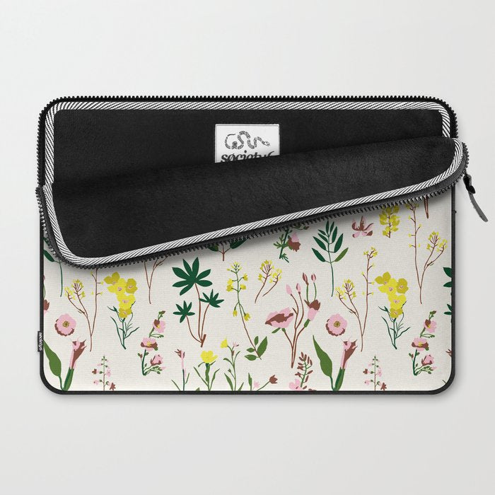 WILDFLOWER STUDY Laptop Sleeve Gallery Image 2