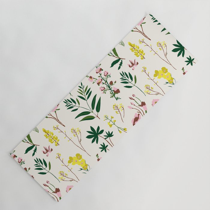 WILDFLOWER STUDY Yoga Mat Gallery Image 1