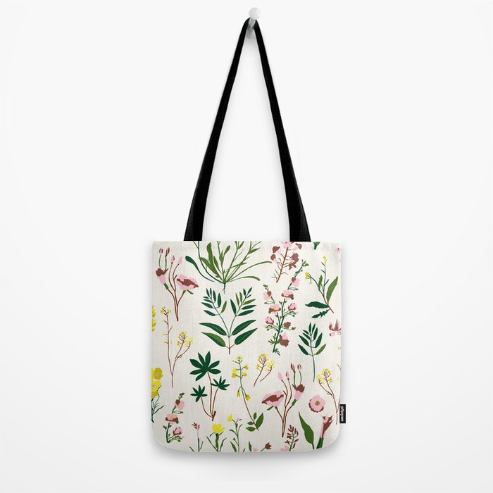 WILDFLOWER STUDY Tote Bag Gallery Image 2