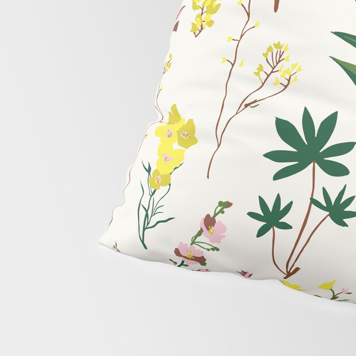 WILDFLOWER STUDY Pillow Sham Gallery Image 4