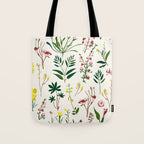 WILDFLOWER STUDY Tote Bag Gallery Image 1