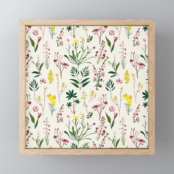 WILDFLOWER STUDY Mini Art Print Gallery Image 1