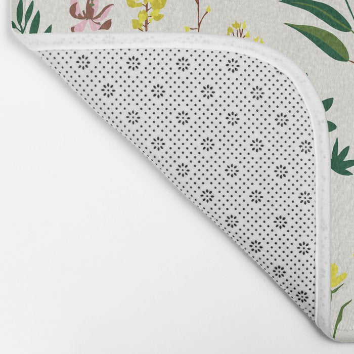 WILDFLOWER STUDY Bath Mat Gallery Image 2
