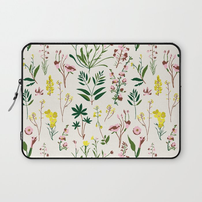 WILDFLOWER STUDY Laptop Sleeve Gallery Image 1