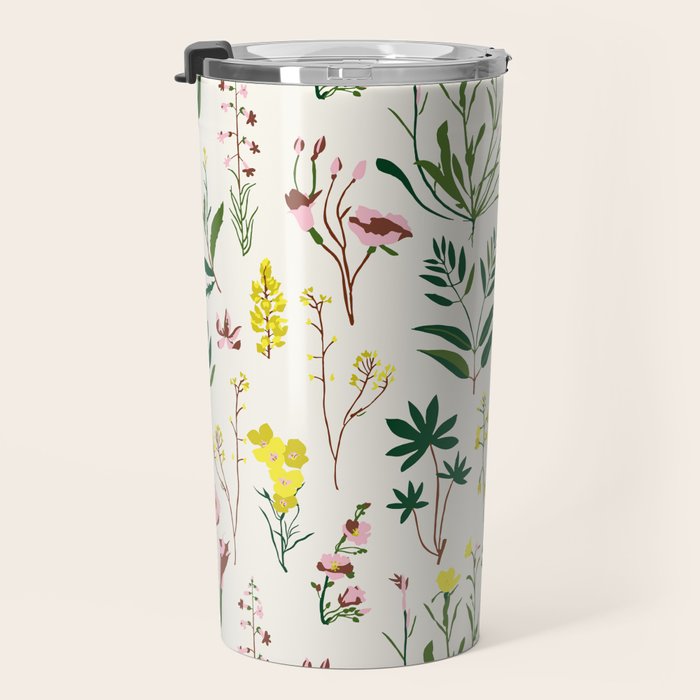 WILDFLOWER STUDY Travel Mug Gallery Image 3