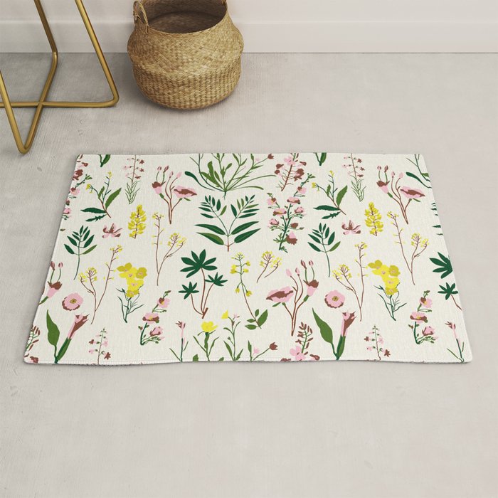 WILDFLOWER STUDY Rug Gallery Image 1