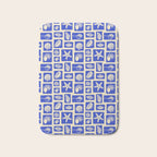Vintage marine seashell mosaic art pattern Bath Mat Gallery Image 1