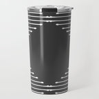 Geo (Dark Gray) Travel Mug Gallery Image 1