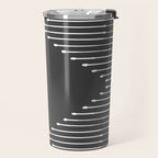 Geo (Dark Gray) Travel Mug Gallery Image 2