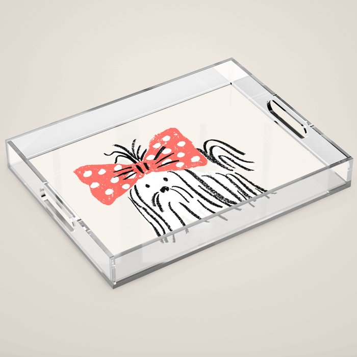 fifi - puppy Acrylic Tray Gallery Image 1