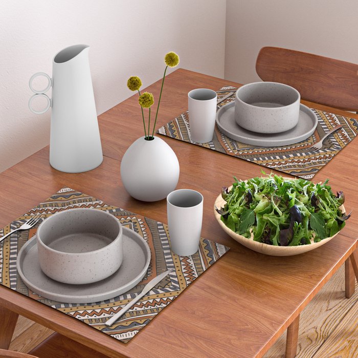 Symmetrical Pattern Placemat Gallery Image 2