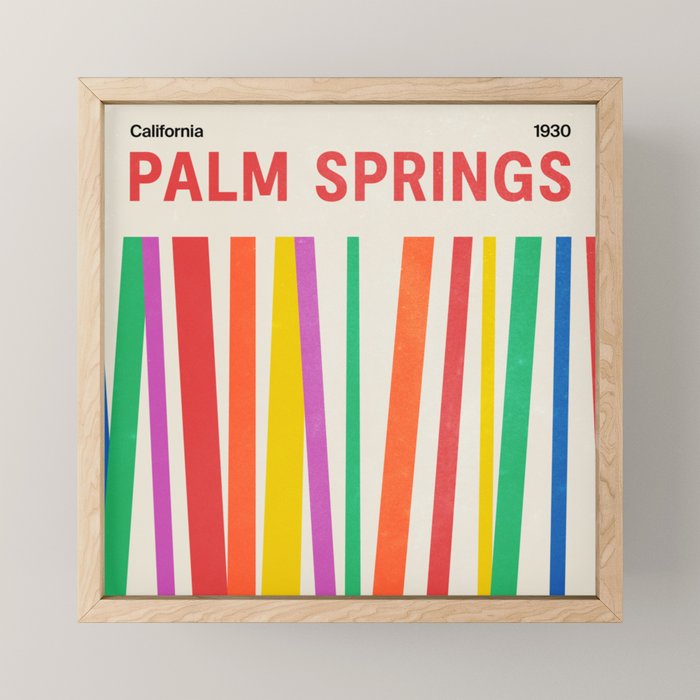 Palm Springs 1930: Retro Mid-Century Edition  Mini Art Print Gallery Image 1