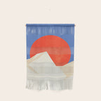 The Japanese Sun | Vintage Minimal Mount Fuji Landscape Wall Hanging Gallery Image 1